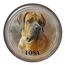 Removable Decal TOSA Breed Dog Car Sticker Waterproof Accessories on Bumper Rear Window Laptop Toilet (Color : B, Size : 10 CM)