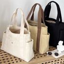 Women's Large Capacity Canvas Tote Bag Handbag Student Shoulder Shopping Bag AU