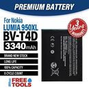 New Battery BV-T4D Replacement for Nokia Lumia 950XL Genuine Capacity Tools