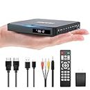 ARAFUNA Mini DVD Player, HDMI Small DVD Player for TV with All Region Free, 1080P HD Compact Small DVD CD/Disc Players with AV Output USB Input Remote Control and AV Cable