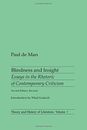 Paul De Man Blindness and Insight (Taschenbuch) Theory and History of Literature