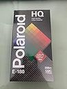 video cassette e-180 vhs polaroid