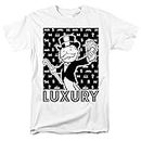 Monopoly Luxury T-Shirt Retro 70s 80s Toys Board Game Graphic White Tee