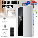 2200ml Portable Dehumidifier Air Dryer Purifier Home Moisture Absorber Machine
