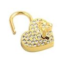 LOOM TREE® Love Heart Shape Padlock Hardware Vintage with Keys for Game Security Travel|Occupational Health & Safety Products|Work Safety Equipment & Gear|Back Belts