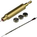 GRG Archery Laser Sight Tool for Bow and Crossbow, 223 Bore Sighter Shaped, Made of Brass, Self Color
