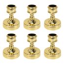 6PCS Candle Holders Decorative Taper Candles Candlestick Holder Wedding Dinning