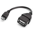 Micro USB to OTG Works with LG Vu 3 F300L Direct On-The-Go Connection Kit and Cable Adapter! (Black)