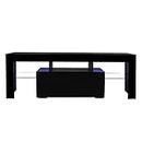 ASADFDAA Meuble TV TV Stand Large TV Stand TV Base Stand with LED Light TV Cabinet Home Living Room Furniture Storage Table Bookshelves Cabinets