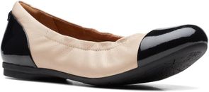Clarks Damen-Ballerinapump flache Schuhe, Rena Jazz, UK 7,5 Standardbreite