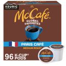 McCafe Paris Café, Keurig K-Cup Pods, Medium Roast Coffee, 96 Count