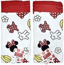 Disney Dish Towels 2 Piece Set Kitchen Cloths (Minnie Mouse Red)