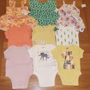 Old Navy Girls 0-3 MONTH Clothing Lot 10 PIECES Summer Variety New #10-1062