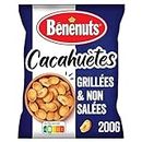 Bénénuts Cacahuètes Grillées Non Salées, 200g