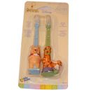 2 Baby Toothbrushes 3D Pooh & Tigger Handle Soft Bristle First Years 6 MO+ NIP