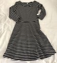 Old navy NWT Black Dress With Stripes Size S