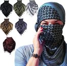 HWK Military Tactical Head Scarf Mask for Men and Women, 43" X 43" - Blue
