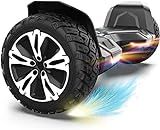 AhaTech Hoverboard - Warrior 8.5 inch Off Road All Terrain Hoverboard with Bluetooth Speaker Control, Self Balancing Hoverboards Certified