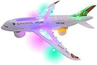 SUPER TOY Battery Operated Aeroplane Toy for Kids with Light and Sound - Assorted