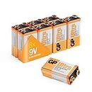 GP Batteries Ultra Alkaline 9V Pack of 8 | Superb operating time | Battery Can Be Used Across All Devices | Shelf Life Up TO 7 Years…