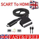 SCART To HDMI Converter Audio Video Adapter For HDTV Sky Box STB Plug HD TV DVD