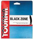 Tourna Black Zone Polyester Tennis String, Unisex-Adult, Tennis String, Black
