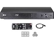 LG BP-250 Region free Blu-ray Player, Multi Region Smart 110-240 Volts, Dynastar 6 foot HDMI Bundle