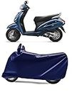 RAIN SPOOF Waterproof Scooty Body Cover Compatible with Activa 6G Dust Proof Cover Protects from Rain and Sunlight Uv Proof | Navy