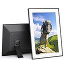 10.1" Digital-Picture-Frame Smart Digital Photo-Frame - IPS Touch Screen, Auto-Rotate, Slideshow, Load Photo Video from Phone to 32GB Digital Frame Via App Email, Free Cloud Storage, Gift for Mom Dad