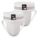 McDavid Classic Two Pack Athletic Supporter (White, Large)