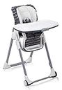 Graco Swift Fold™ Chaise-haute, de 6 mois à 3 ans environ (max. 15 kg), avec fonction de couchage, pliable, évolutif, plateau amovible pour lave-vaisselle, lavable, gris/blanc, Suits Me