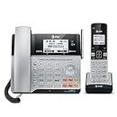AT&T TL86103 2-Line Corded/Cordless for Small Business with Answering Machine, 2-Mailboxes, Connect-to-Cell, Caller ID Announcer, Intercom, Line-Power, Long Range & Expandable to 12 Handsets
