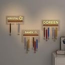 Personalised Light up Medal Hanger Display, Holder Rack for Awards or Ribbons, Personalized Sports Themed Ribbon Holder for Wall, Tiered Award Rack (Customize)