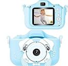 CADDLE & TOES Kids Camera for Boys Girls, 40MP 1080P Digital Video Camera for Kids, Christmas Birthday Gift for Boys Age 4+ to 15, Toy Camera for 4+ 5 6 7 8 9 10 Year Old (Baby Bunny Blue)