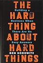 THE HARD THING ABOUT HARD THING BY BEN HOROWITZ PAPERBACKE ENGLISH EDITION 2023