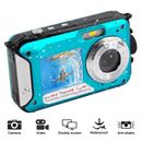 Waterproof Digital 24MP Underwater Kids Gift Camera Dual Screen 16X zoom Camera