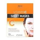 Face Facts Vitamin C Sheet Masks - 2 Treatments (9554) (19554-150) FF/09