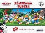 Frank Disney Mickey Mouse and Friends 90 Piece Panorama Jigsaw Puzzle for Kids for Age 6 Years Old and Above