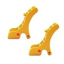 DW7231 Composite Clips Replacement Parts for DEWALT Miter Saw Stand Brackets,For Dewalt Miter Saw Mounting Brackets Accessories DW723 DWX723 DWX724 DW730 DWX725 (Yellow 2 Pack)