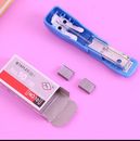 Assorted 1 set Mini Stapler Kit Office Supplies Accessories for Kids Students