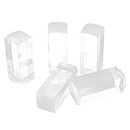 ARTIBETTER 5pcs Acrylic Stamp Block Clear Square Stamping Tools Set Decorative Stamp Blocks for Scrapbooking Crafts Card Making Supplies 2X5. 6CM
