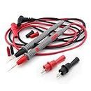 Multimeter Test Leads Kit, Precision Sharp Probe Test Lead 1000V 20A Gold-Plated Probe Leads with Alligator Clips, Test Extension, Banana Test Lead Probe Clip Suitable for Most of Digital Multimeter