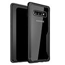 Solimo TPU, Plastic Bumper Phone Case for Samsung Galaxy S10 Plus (Black)