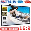 120 inch Projector Screen 16:9 Foldable Outdoor Home Theatre HD TV Projection 3D