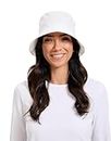 Solbari Bondi Bucket Hat UPF50+ Uv Protection, Sun Protective Hat, White, Large-X-Large