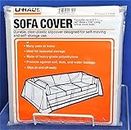 U-Haul Moving & Storage Sofa Cover (Fits Sofas up to 8' Long) - Water Resistant Plastic Sheet Couch Protection - 42" x 134"