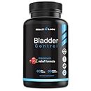 Bladder Control UTI Cranberry Supplement for Women & Men - Potent Blend of Pumpkin Seed oil, Cranberry Extract & Vitamin D3 - Urinary Tract Infection Treatment - Overactive Bladder Control - 60 Caps