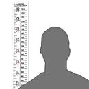 Height Rule – Fractional/Metric – 80 Inch/203 Centimeter Long – White