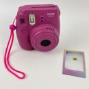 Fujifilm Instax Mini 8 Instant Film Camera - Pink Raspberry- Film Included