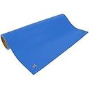 ESD Safe (Anti Static) Table Mat Blue 2 Layer Size (2 Ft x 4 Ft) Thickness 2mm With On 4 Corner Button + 1 Wrist Band + Grounding Cord Set [Pack 1]